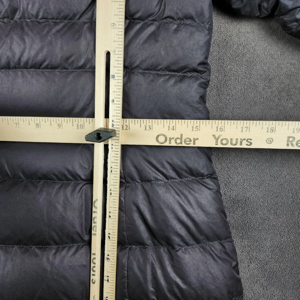 The North Face Paulette Long‎ Puffer Coat Womens XS Black 550 Down Fill Zip Up